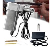 Générique Machine à Dreadlocks Portable - Créateur de Dreadlocks Électrique à Main, pour Locs Instantanés - Machine à Loc Rapide et Facile pour Coiffure DIY,Round head,6PCS