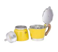 Générique Machine à expresso 3/6 tasses, cafetière sur cuisinière, cafetière 150 / 300ml avec poignée et bouton résistants à la, casseroles avec poignée et bouton résistants à la