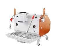 Générique Machine à Expresso Semi-Automatique Professionnelle 3000W, Chaudière Vapeur 5L + Chaudière Café 1L, Pompe Rotative 9 Bars, Écran Tactile, Buse Vapeur et Sortie d'Eau Chaude