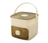 Générique Machine à glaçons à Pression, 48 Compartiments Appuyez sur Type Ice Cube Maker, Bac À Glaçons Pour Congélateur Avec Récipient, Réutilisable pour les Cocktails et le Jus de Café