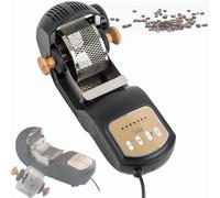 Générique Machine à grains automatique électrique 1500 W, torréfacteur à air chaud, panier amovible en acier inoxydable, contrôle de la température à 7 étapes, panneau de commande LED