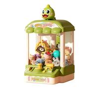 Générique Machine À Griffes - Mini Jouet Dinosaure ABS | Vente De Gashapon Alimentée par Batterie USB | Jeu De Vacances pour Fête d'anniversaire pour | Double Contrôle par Joystick, 10 Poupées