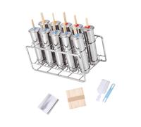 Générique Machine à sucettes avec Manche en Bois pour Les réunions de, B | Moules à crème glacée avec manche en bois, pour friandises faites maison et outil de cuisine amusant en famille