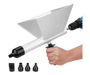 Générique Machine de jointoiement de mortier - Outils de jointoiement pour morter, Pistolet à coulis Portable, pulvérisateur applicateur de motier de Ciment | de coulis de Ciment Robuste avec 4 Buses