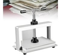 Générique Machine de Pressage Papier Manuel A4/A3-1500kg, Acier Durable