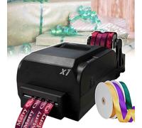 Générique Machine d'impression de Ruban de Satin personnalisée avec Support, imprimant Texte, Motifs et Logos, Prend en Charge Plus de 50 Langues