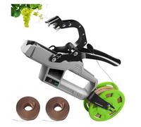 Générique Machine électrique à Attacher Les Plantes de Jardin, avec 2 Rouleaux Fil Reliure et baïonnette en Forme U, diamètre 45 mm, 6 000 Fois, idéale for Raisins, framboises tomates