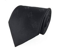 Générique Maçonnique Masons Cravate avec Self Imprimé Place Compas & G Noir NT055