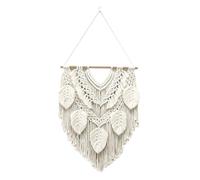 Générique Macrame Wall Decor - 50 * 66cm Chic Tapestry Hand Woven Pendant | Elegant Eye-catching Boho Home Decor Furnishing Accessories, Bohemian Tassel Handmade Wall Art For Home Living Room Bedroom