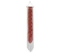 Générique Macrame Wall Hanging - Cotton Rope | Handmade Wall Macrame For Home Decor Background | Room Hanging In Orange Green Or Wine Red For Living Room Bedroom Balcony