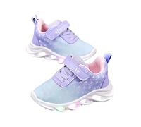 Générique Mädchen Turnschuhe Mit LED Lichtern Dinosaurier Motiv Aus Weichem Material Flexibler Leichter Sohle Für Sport Und Freizeit Ideal Für Kindergartenkinder Alter 1 BIS 6