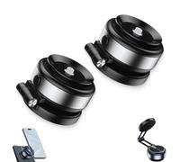 Générique Mag Grip Pro 360 Suction Magnetic Phone Holder, 2026 Upgraded Vacuum Car Mount, Electric Suction Cup Phone Holder for iPhone 16/15/14/13 (Silver*2pcs)