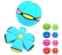 Générique Magic Meta Ball, Magic Bouncing Ball, Children's Bouncing Balls, Dual Form Time Delay Transformation Bouncy Balls with 6 Lights, Parent-Child Interaction Toy (Light Blue,No Light)