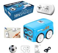 Générique Magic Mini Rc Bus, Remote Control Sensor Car Gestures Follow Automatic Avoidance, Patrol Line Driving Expression Light Adjustment Small Vehicle for Desktop Play