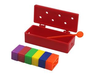 Générique Magic Props 2.48x1.02 inches | Fun Realistic Magician Prop | Magician Rainbow Brick - for Men Boys Girls Youth Teens Son Daughter Family Friends Party Gathering