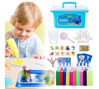 Générique Magic Water Elf Kit-DIY Handmade Animal Beads with 10 Shape Molds, 3D Creative Hydrogel Toy for Kids, STEM Educational Science Experiment & Fun Puzzle Water Toy for Boys & Girls