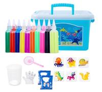 Générique Magic Water Gel Toy Kit, Handmade Magic Fairy Waters Gels Set, Christmas Birthday Gifts Crafts Art DIY Kits (10 color set)