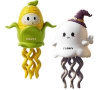 Générique Magical Mini Dancing Ghost, Christmas - Creative Twisting Clockwork Slide, Dance and Swinging 3D Clockwork Ghosts Toy, for Halloween＆Christmas, Birthday Gifts (A+C)