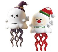 Générique Magical Mini Dancing Ghost, Christmas - Creative Twisting Clockwork Slide, Dance and Swinging 3D Clockwork Ghosts Toy, for Halloween＆Christmas, Birthday Gifts (C+E)