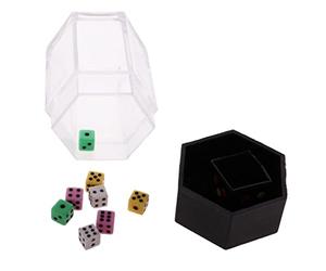 Générique Magique Dé Illusion Ensemble Trick Plastique Unique Convient pour Spectacle Magie Animation Scolaire Activité Enfants7.5x4.8cm