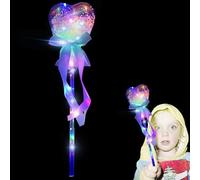 Générique Magique Lumineuse - Jouet LED pour | Bâton Lumineux pour Filles, Costume de Princesse, Accessoires de fête et de Cosplay, bâton de Jouet Magique