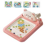 Générique Magnetic Activity Board - Magnet Doodle Board, Magnetic Dot Art Toys | Magnetics Drawing Boards for with Pen | Parent-Child Interaction Toys for Aged 2-5 Kid Girls Boys Children Toddle
