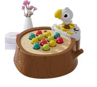 Générique Magnetic Bird Feeder, Woodpecker Learning Toy, 20cm Interactive Feeder with Movable Parts, Durable Wood Material, Educational Toy with Fun Design, Skill and Girl Woodpecker Feeding Toys