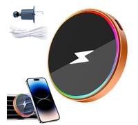 Générique Magnetic Car Phone Holder 15W Wireless Fast Charging Mount