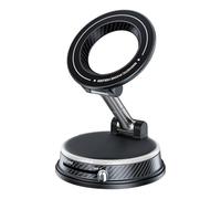 Générique Magnetic Car Phone Holder - Vacuum Suction Bracket, Magnetic Dash Mount Cell Phone Holder, 360-Degree Rotate Folding Cell Phones Magnetically Car Mount for Truck TV Trailer Tractor