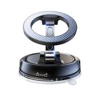 Générique Magnetic Car Phone Holder with 360° Adjustable Suction Cup, Aluminum Alloy Dashboard Stand for SUV, Truck, Automotive Interior, Men & Women