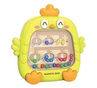 Générique Magnetic Chick Drawing Board - 14.5cm Labyrinthe Magnétique | Jouet Puzzle Éducatif - Jeu Logique | Coordination Main Œil, Motricité Fine, Format Voyage | Bébé Apprentissage Cadeau