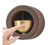 Générique Magnetic Door Chime, Wooden Doorbell, 1.97x1.97 inches Easy Installation Entryway Decor, Pleasant Sound Emitter, Door Opening Bell for Bedroom, Shop, Home Studios, Cafe