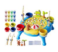 Générique Magnetic Fishing Game - Kids T0ddler Fishing Game, Play Board Electric Set for 3 Years + Boys Girls | Fun Party Gift for Christmas Birthday | Interactive Magnetic Catch Fish Activity