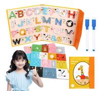 Générique Magnetic Fraction Demonstration Book, 1 Set Math Teaching Aid, Magnetic Fraction Disc Set, Teaching Aid for Classroom Homeschool (Giraffe)