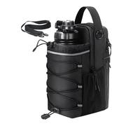 Générique Magnetic Gym Bag, Magnetic Water Bottle Holder for Gym, Portable Hydration Pouch, Leak-Proof Design for Spill- Carrying, Adjustable Strap for Versatile Attachment, Ideal for Hiking