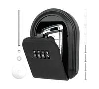 Générique Magnetic Key Holder - Car Truck Key Lock Storage Box | Under Car Key Container Lockbox Resettable Code Waterproof Heavy-Duty Anti-Drop Magnetic Weatherproof
