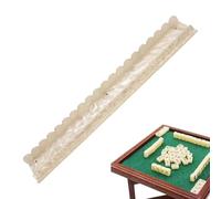 Générique Magnetic Mahjong Racks - Magnetic Non-Slip Acrylic Scalloped,Mahjong Rack and Pusher Combo 17.48x2.8x1.22 inches - for Home Family Gathering Travel Party Senior Center Club