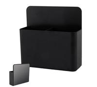 Générique Magnetic Pen Holder For Whiteboard - ABS Black Large Or Small Size 12cm Or 5.6cm - Wall Mount Marker Pencil Organizer For Fridge Blackboard Locker - Stationery Storage
