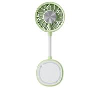 Générique Magnetic Phone Fan - ABS 7W 360° Adjustable Portable Handheld Cooling Device, Rechargeable Mini Fan | Personal Air Cooler for Home Office Travel Picnic Beach Camping School Commuting Use