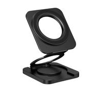 Générique Magnetic Phone Holder - Double-Sided Ultra-Thin Foldable Stand | Adjustable 180° Rotation Desk Car Mount | Portable Mini Lazy Holder for Travel, Gym & Office