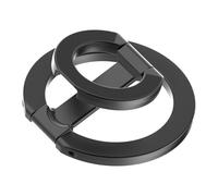 Générique Magnetic Phone Ring Holder - 360 Degree Rotation Grip Stand for Smartphones | Removable Metal Finger, Adjustable Angle Kickstands for Hands Free Viewing Compatible Mobile Devices