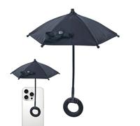 Générique Magnetic Phone Shade, UV Protection Umbrella, Adjustable Sun Shield, Anti-Glare Viewing Cover, Compact Clip-on Design, for Outdoor Travel, Summer, Video Watching, Photo Taking Use