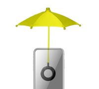 Générique Magnetic Phone Sun Umbrella Polyester Fiber Metal 24x26cm Adjustable Angle Universal Smartphone Sun Shade Anti Glare Cover Outdoor Cycling
