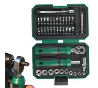 Générique Magnetic Ratchet - Wrench Set Combination Spanner Kit | Heavy Duty Maintenance Tool Set Steel Multi Size Repair for Home, Mechanics, Automotive, Workshop, Garage or Furniture Industry