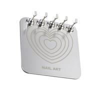 Générique Magnetic Tip Stand - Nail Holder for Art Training | Firm Base with Interchangeable Mounts Press On Layouts Styling Demonstrations Professional Lessons and Home Craft , 8.6x8.6cm