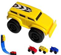 Générique Magnetic Wall Climbing Toy Car, Anti-Gravity Wall Climbing Magnetic Track Toy Car，Children's Stress Relief Toys,(Jaune)