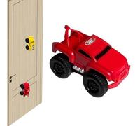 Générique Magnetic Wall Climbing Toy Car, Emboadlie Magnetic Anti Gravity Wall Climbing Car, Zero Gravity Car Toy Wall Climbing, That Drive on Walls and Ceiling (Red)