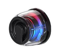 Générique Magnetic Wireless Speaker, RGB LED Speaker, Portable Wireless Speaker with Lights, Wireless Speaker with Battery Bank, Multicolor Light Speaker for Travel, 3.8x6cm/1.5x2.36 inches