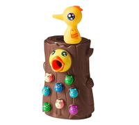 Générique Magnetic Woodpecker Toys | ABS Fine Motor Skill Worm Catching Toy | Parent-Child Interaction Preschool Learning Toy for Christmas, Easter, Children's Day, Birthday