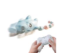 Générique Magnétique Télécommandé pour Jouet Éducatif Requin pour | de Combat Interactif Pour Garçons Filles Maison Appartement Salon Chambre Espace Loisirs Anniversaire Fêtes Bleu
